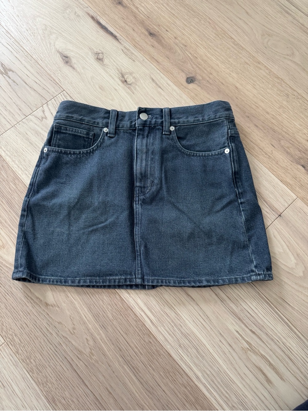 Madewell NWT dark blue denim jean skirt